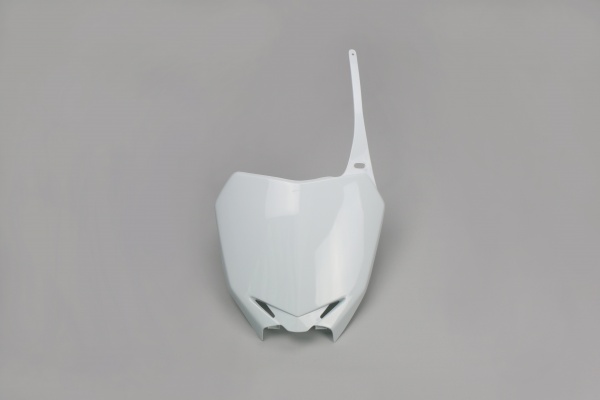 Front Number Plate white for Suzuki RM-Z 250 (2010-18) - RM-Z 450 (2008-17)